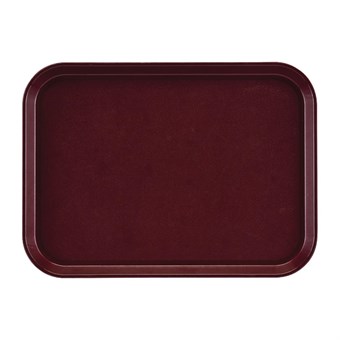 Cambro epictread glasvezel rechthoekig antislip dienblad bordeaux 415mm