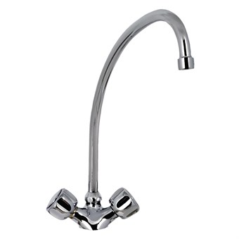Gastro M monobloc mengkraan met draaiknoppen en kraan van 20cm