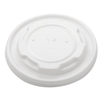 Vegware composteerbare platte deksels voor 23cl bakjes (1000 stuks)