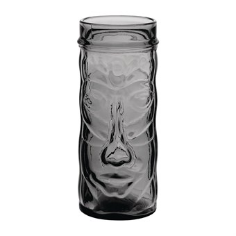 Utopia Tahiti tiki glazen rookgrijs 45cl (6 stuks)
