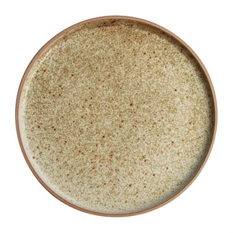 Olympia Canvas platte ronde borden crème 25cm (6 stuks)