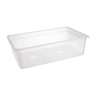 Nisbets Essentials polypropyleen GN 1/1 gastronorm bak 15cm