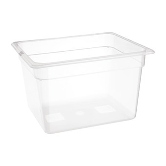Nisbets Essentials polypropyleen 1/2 gastronorm bak zonder deksel 20cm