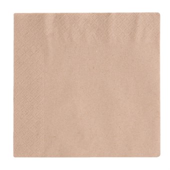 Vegware composteerbare ongebleekte lunchservetten 33cm (2000 stuks)