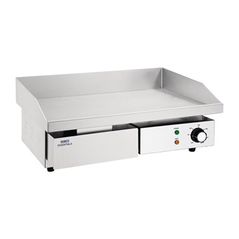 Nisbets Essentials tafelmodel elektrische bakplaat 48 x 31cm 3000W
