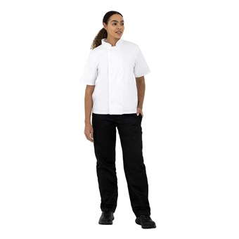 Nisbets Essentials koksbuis wit (2 stuks)