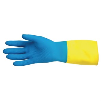 MAPA Alto 405 waterdichte heavy-duty werkhandschoenen blauw en geel