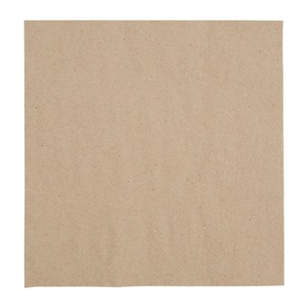 Fiesta Recyclable lunchservetten 1/4 vouw kraft 330mm (2000 stuks)