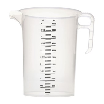 Polypropyleen maatbeker 5L