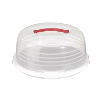 Curver ronde taartdoos wit 350mm