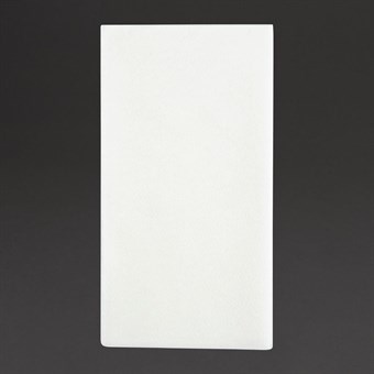 Fiesta Recyclable Premium airlaid dinerservetten wit 40x40cm 1/8 vouw (500 stuks)