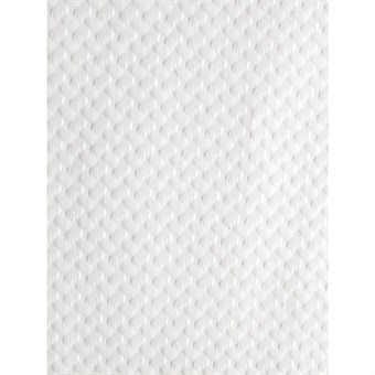 Papieren tafelkleed glanzend wit (400 stuks)