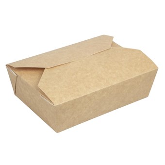 Colpac recyclebare kraft magnetronbestendige voedseldozen 1950ml (200 stuks)