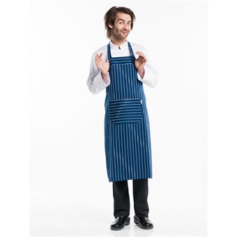 Chaud Devant Blue Stripe halterschort