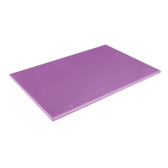 Hygiplas HDPE snijplank paars - 600x450x25mm