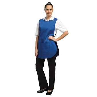 Whites overgooierschort met zak royal blue
