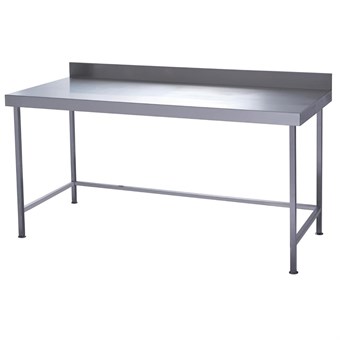 Parry volledig gelaste roestvrijstalen wandtafel 1200x700 mm