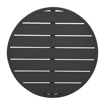 Bolero zwart aluminium tafelblad rond 580mm