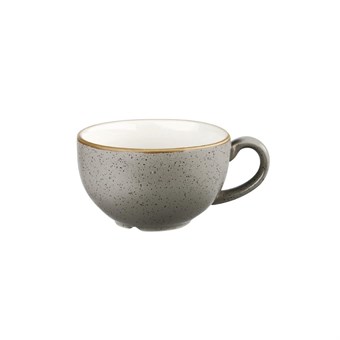 Churchill Stonecast Grey Cappuccino  cappuccino kopje 34 cl pak van 12