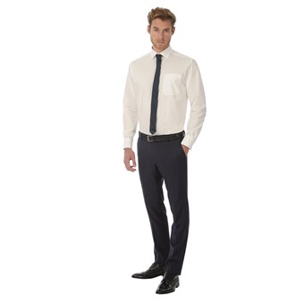 B&C Heritage LSL shirt heren