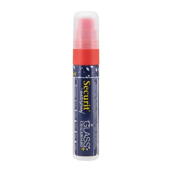 Securit Waterproof krijtstift (Glas + Krijtbord) in rood met 7-15mm penpunt