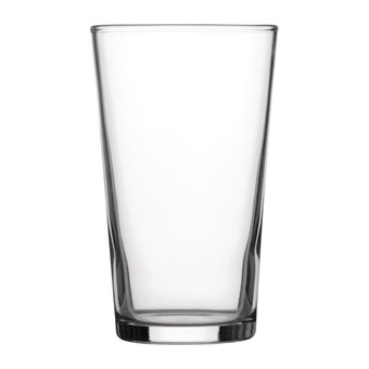 Utopia Nucleated Gehard Conische Bierglazen 280ml Ce-Gemarkeerd (48 Stuks)