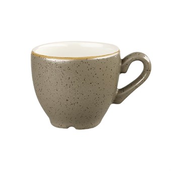 Churchill Stonecast Peppercorn Grey Espresso Kopje 100ml (Pak Van 12)