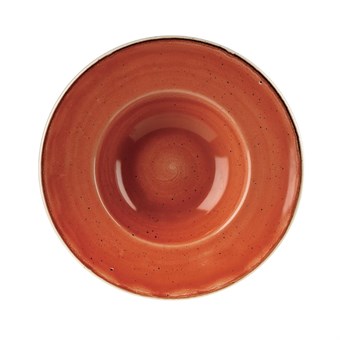Churchill Stonecast Spiced Orange Kom Met Brede Rand Medium 23.88cm (pak van 12)