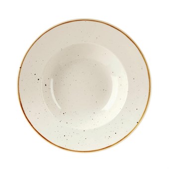 Churchill Stonecast Barley White Kom Met Brede Rand Large 27.69cm (pak van 12)
