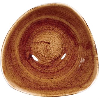 Churchill Stonecast Patina Vintage Copper Driehoekige Kom 15.2cm (pak van 12)