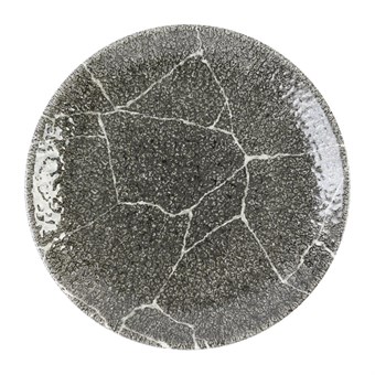 Churchill Kintsugi Accents Quartz Black Evolve Coupe Bord 16.5cm (pak van 12)