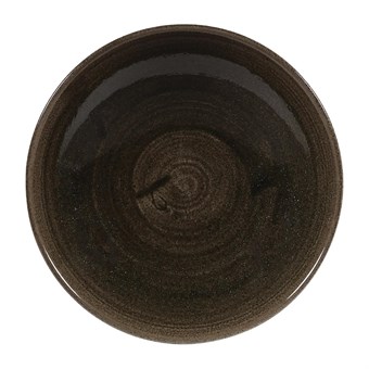 Churchill Stonecast Patina Evolve Iron Black Coupe Schalen 182mm (Pak Van 12)