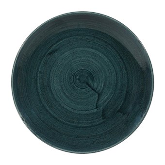 Churchill Stonecast Patina Rustic Teal Evolve Coupe Bord 22cm (pak van 12)