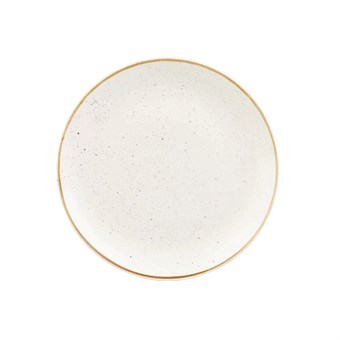 Churchill Stonecast Barley White Coupe Bord (pak van 6)