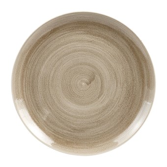 Churchill Stonecast Patina Antique Taupe Coupe Evolve Coupe Bord 32.4cm (pak van 10)