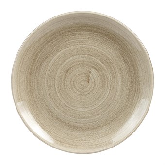 Churchill Stonecast Patina Antique Taupe Coupe Evolve Coupe Bord 32.4cm (pak van 9)