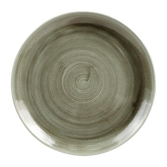 Churchill Stonecast Patina Burnished Green Evolve Coupe Bord 26cm (pak van 12)