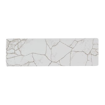 Churchill Studio Prints Kintsugi Agate Grey Ovaal Bord 30 x 9cm (pak van 6)