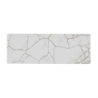 Churchill Studio Prints Kintsugi Agate Grey Ovaal Bord 25 x 9cm (pak van 6)