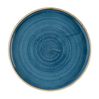 Churchill Stonecast Java Blue Bord Met Opstaande Rand 21cm (pak van 6)