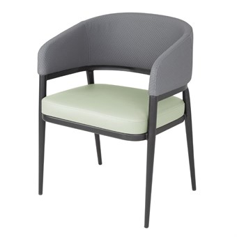 Bolero Meridian Interieurstoelen - Pistachegrijs (Set Van 2)