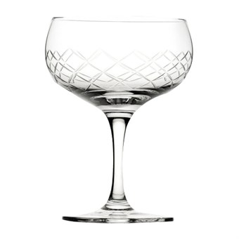 Utopia Raffles Diamond Coupe-Glazen 160ml (Pak Van 6)