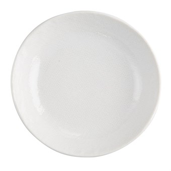 Olympia Denim Witte Coupe Kommen 220 mm (Pak Van 6)