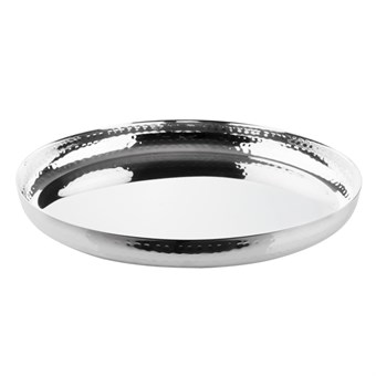 Olympia Gehamerd RVS Rond Dienblad 320x35mm