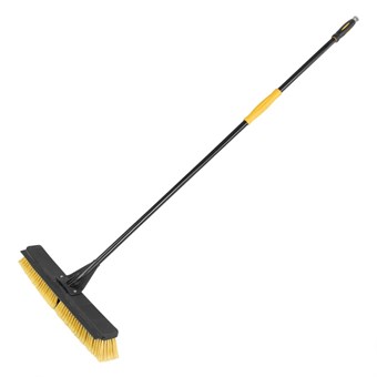 Jantex Zware Bezem & Steel Set Met Trekker 24"