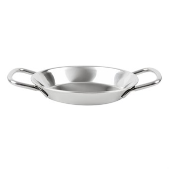 Olympia Tafelpresentatie Mini Paellapan Roestvrij Staal 120mm