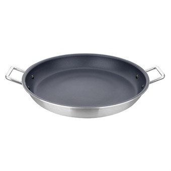 Vogue Aluminium Anti-aanbak Teflon Platinum Plus Paellapan 45cm