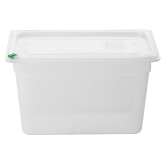 Hygiplas Click PP GN-bak 1/3 met deksel & 7 kleurclips 200 mm 6,9L (set van 4)