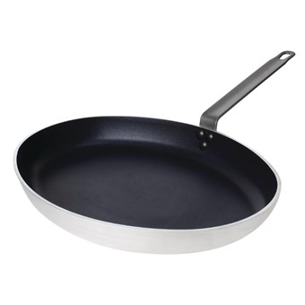 Vogue Aluminium Antiaanbaklaag Teflon Platinum Plus Ovale Koekenpan 36cm