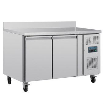 Polar U-Series Dubbele Deurs Werkbank koeling met Achterwand 282Ltr